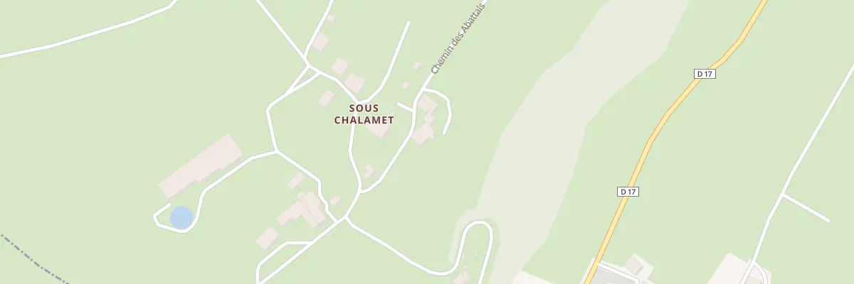 Plan du 1 Chem des Abattais aux Chalesmes