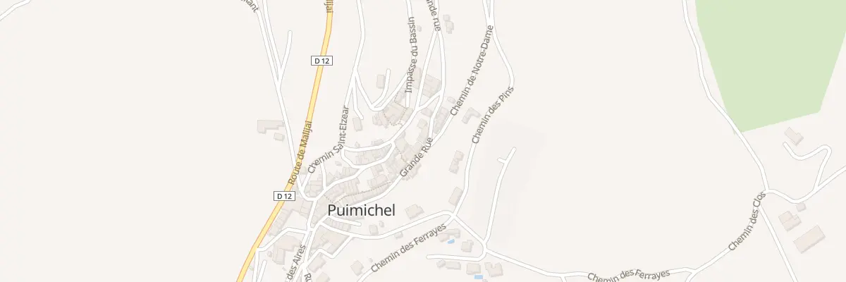 Plan du 5100 Le Village à Puimichel