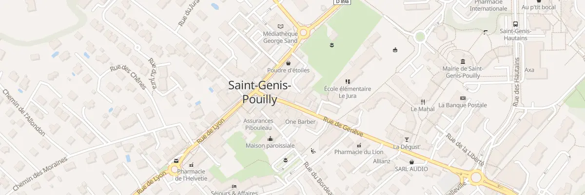 Plan du 3 Rue de Genève à Saint-Genis-Pouilly