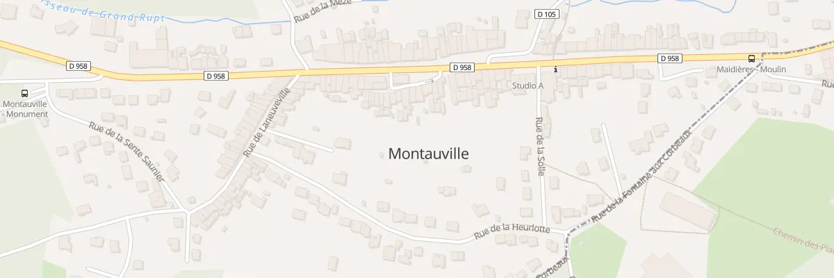 Plan du 14 Rue de la Mairie à Montauville