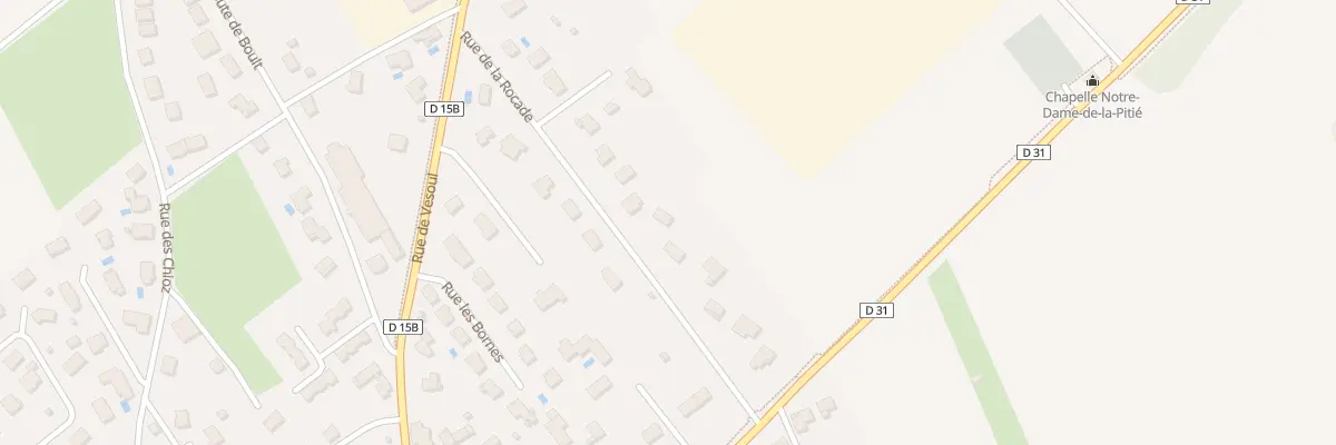 Plan du 12 Rue de la Rocade à Voray-sur-l’Ognon