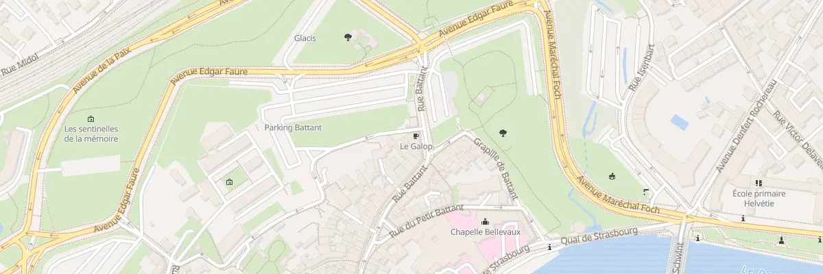 Plan du 113 Rue Battant à Besançon