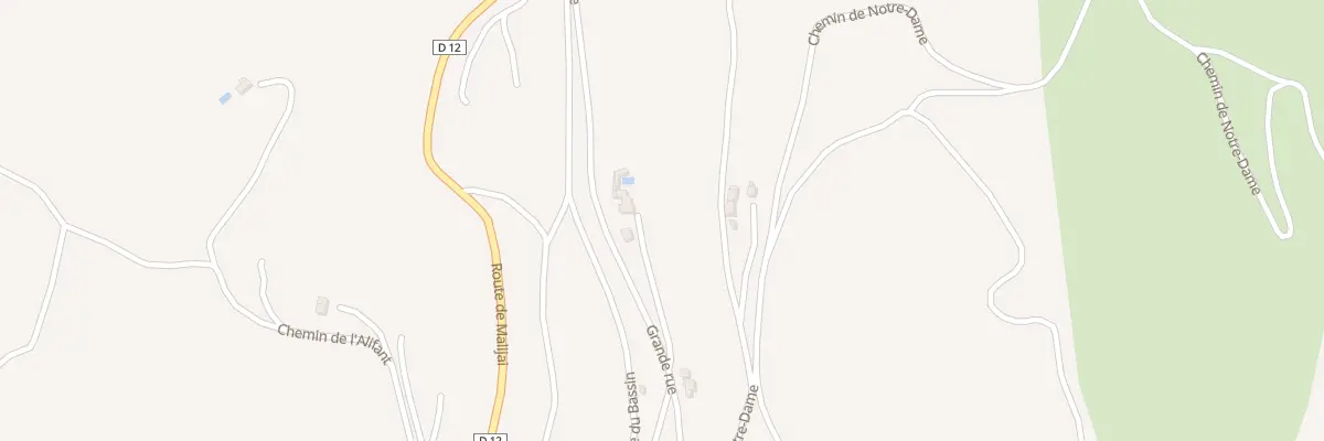 Plan du 7057 Rte de Malijai à Puimichel
