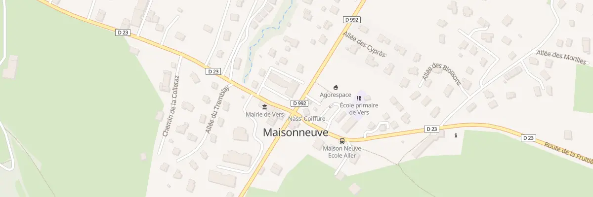 Plan du 28 Rte de Valleiry à Vers