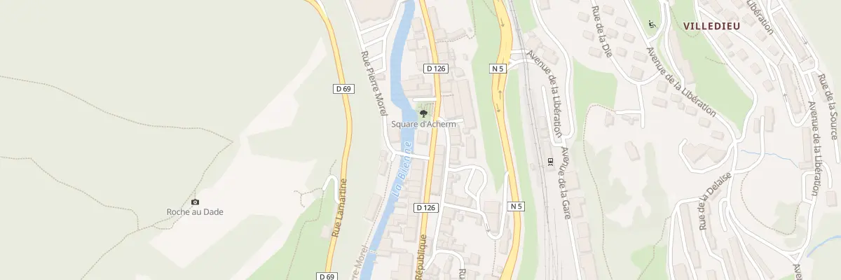 Plan du 48 Rue de la République à Hauts de Bienne