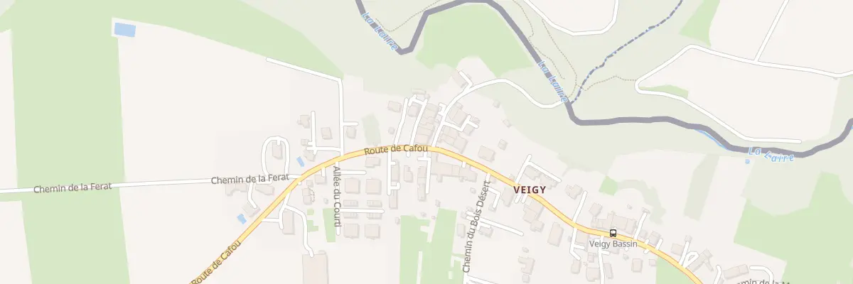 Plan du 3 Che de la Laire à Viry