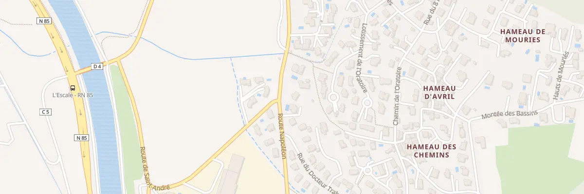 Plan du 43 Rte Napoléon à L’Escale