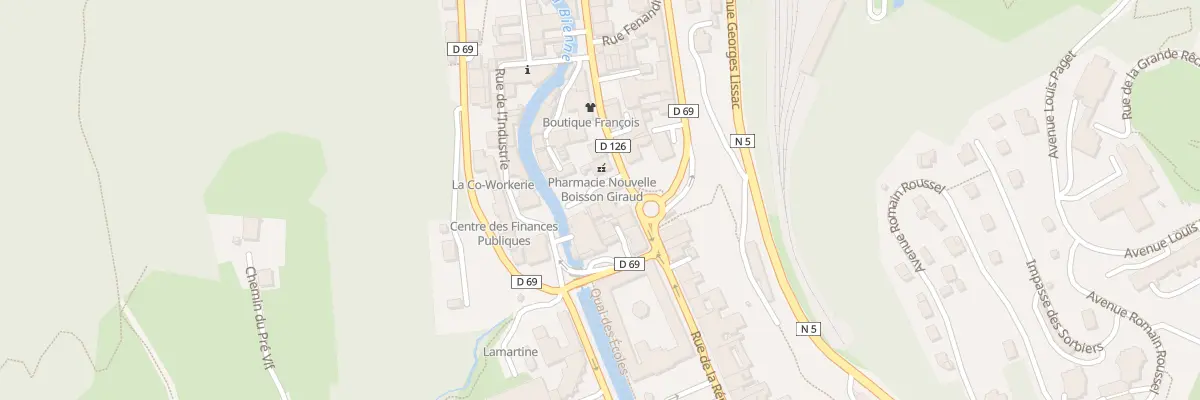 Plan du 106 Rue de la République à Hauts de Bienne