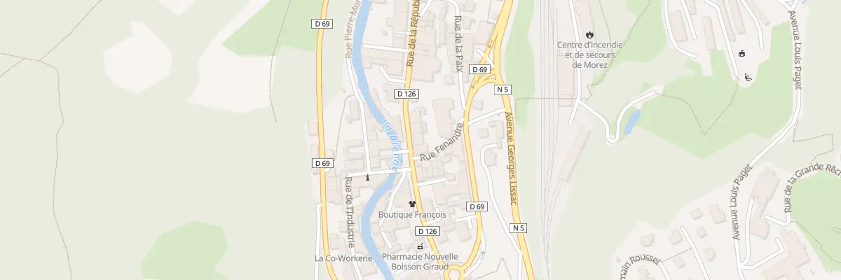 Plan du 89 Rue de la République à Hauts de Bienne