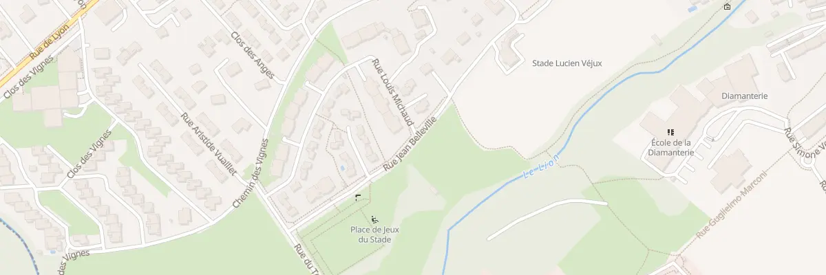 Plan du 110 Rue Louis Michaud à Saint-Genis-Pouilly