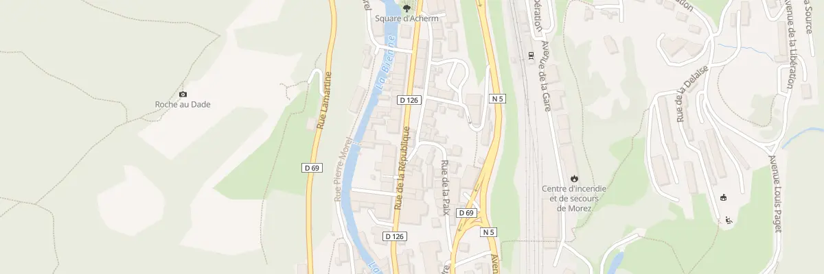 Plan du 69 Rue de la République à Hauts de Bienne