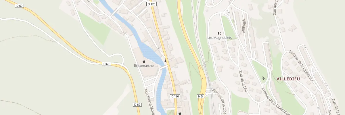 Plan du 33 Rue de la République à Hauts de Bienne