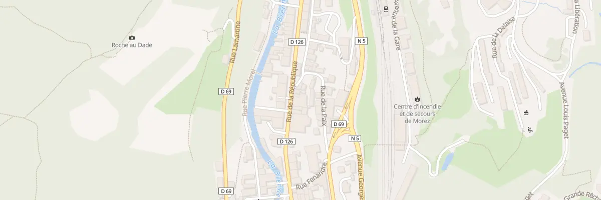 Plan du 73 Rue de la République à Hauts de Bienne