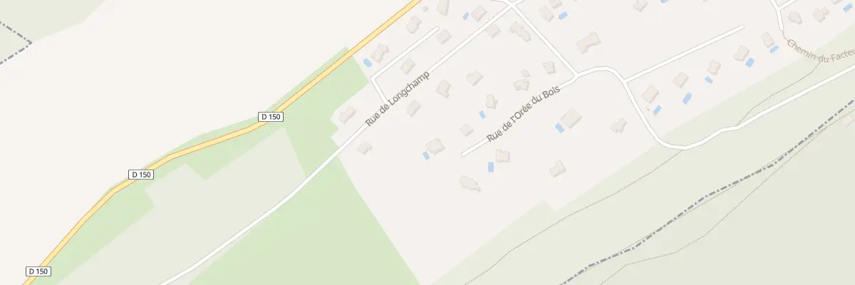 Plan du 4 Cul de Longchamp à Tallenay