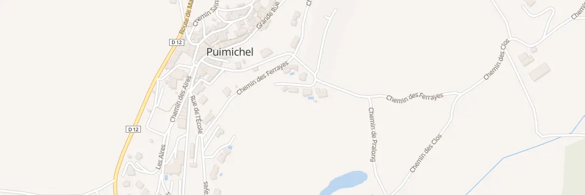 Plan du 5 Les Ferrayes à Puimichel
