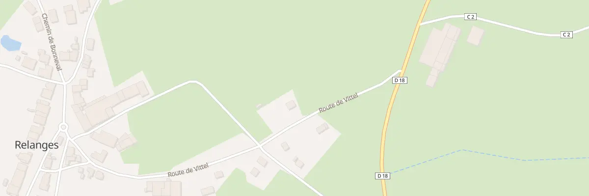 Plan du 9 Rte de Vittel à Relanges