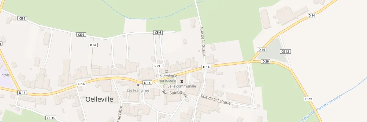 Plan du 180 Rue Clément de Boulay à Oëlleville
