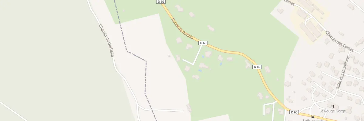 Plan du 7000 Les Claux à Pontevès