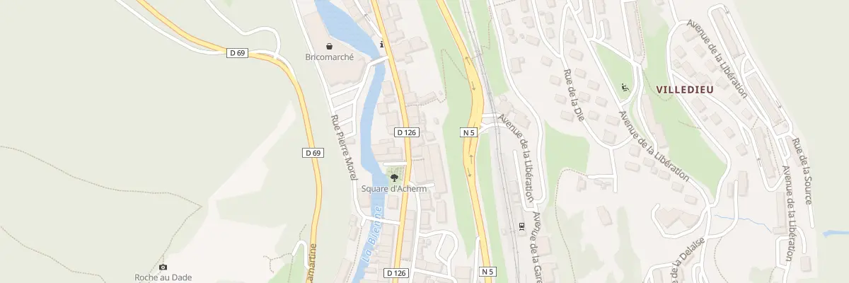 Plan du 45 Rue de la République à Hauts de Bienne