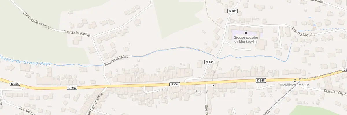 Plan du 77 Rue Nationale à Montauville