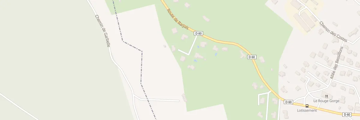 Plan du 9000F Les Claux à Pontevès