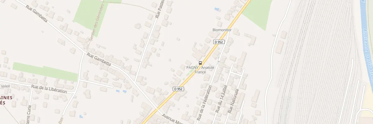 Plan du 15B Rue Anatole France à Pagny-sur-Moselle