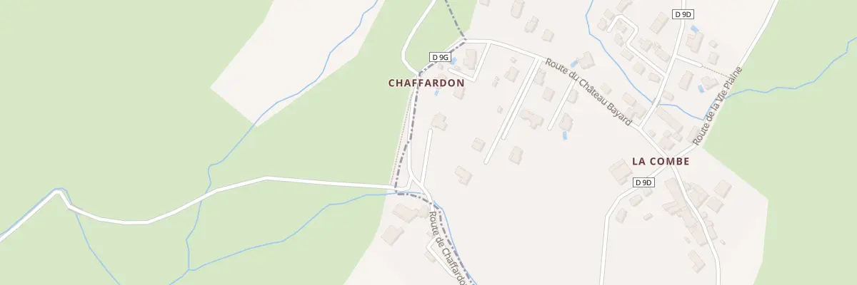 Plan du 101 Rte de Chaffardon à Saint-Maximin
