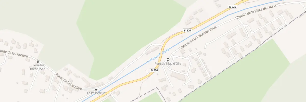 Plan du 55 Rte de la Perniere à Allemond