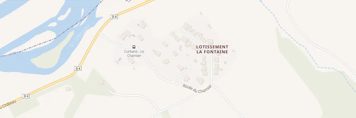 Plan du 5102 Charnier et Rivisde à Curbans