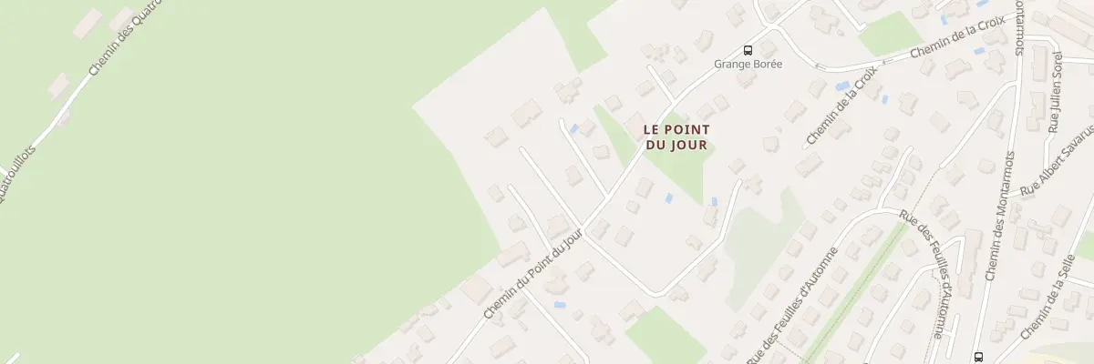 Plan du 67 Che du Point du Jour à Besançon