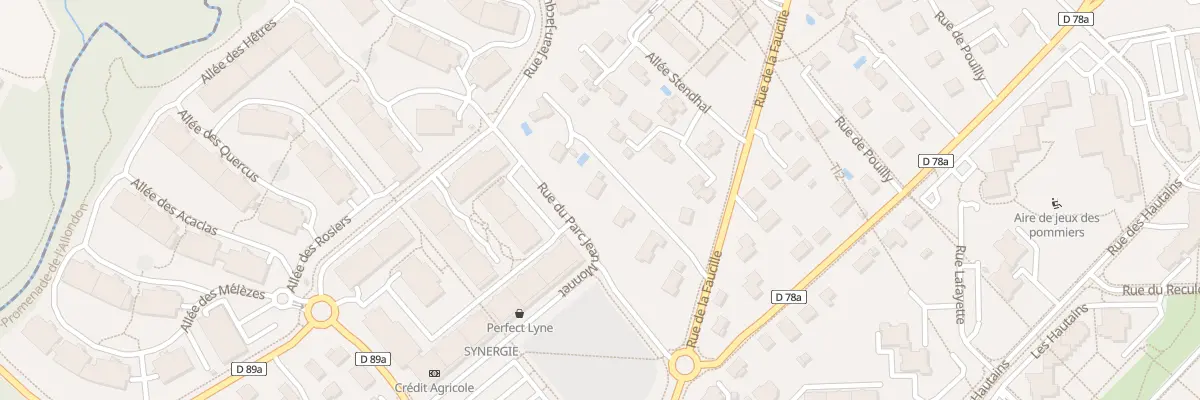 Plan du 7 Rue de la Faucille à Saint-Genis-Pouilly