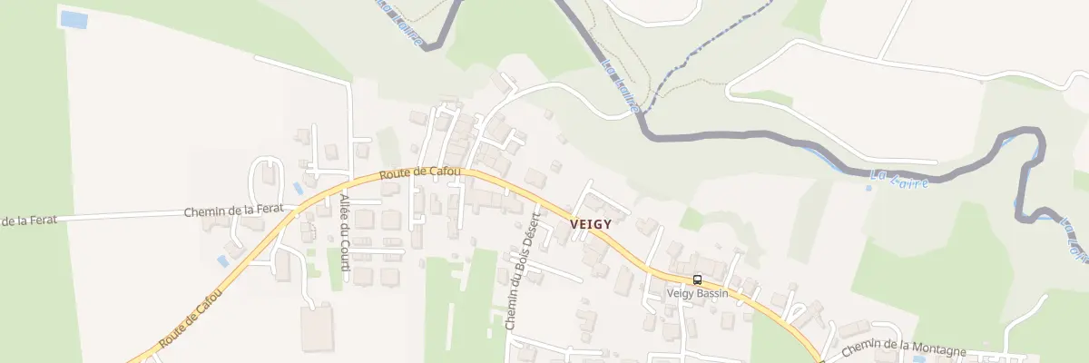 Plan du 1168 Rte du Pontet à Viry