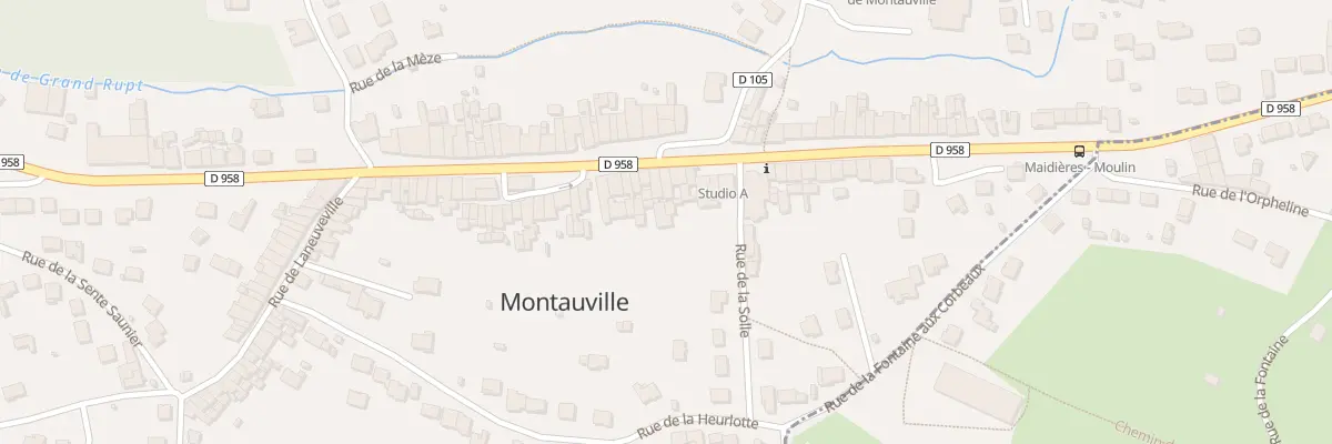 Plan du 34 Rue Nationale à Montauville