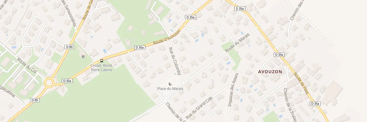 Plan du 65 Rue du Colomby à Crozet