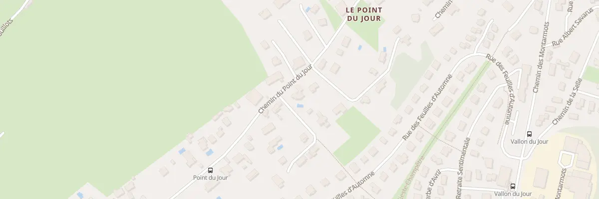 Plan du 64C Che du Point du Jour à Besançon