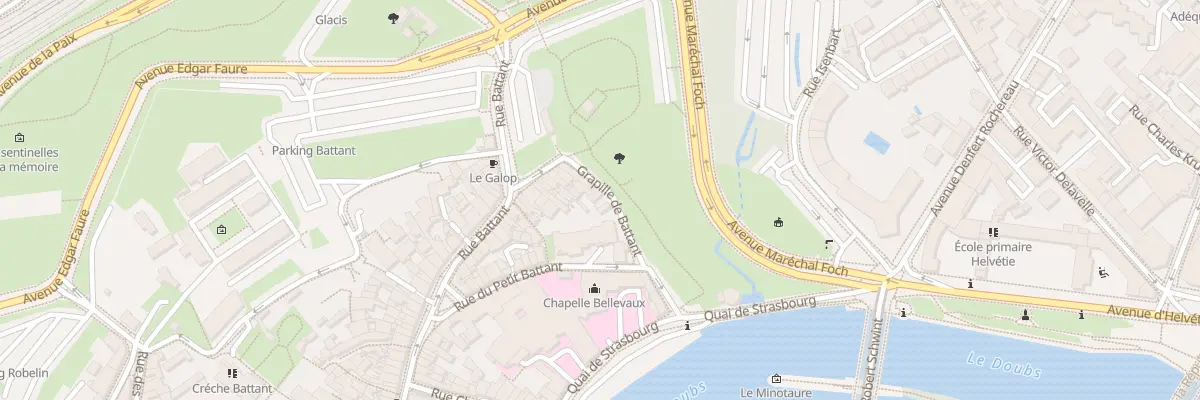 Plan du 120 Rue Battant à Besançon