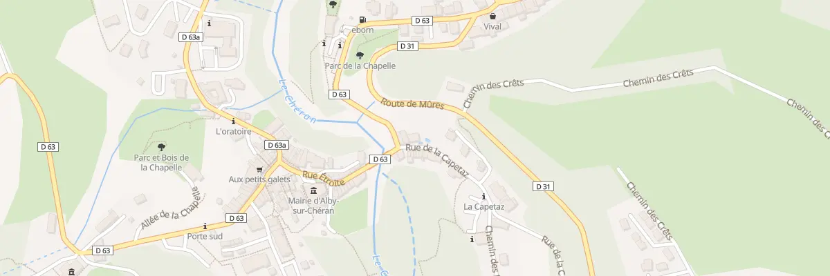 Plan du 19 Rue de la capetaz à Alby-sur-Chéran