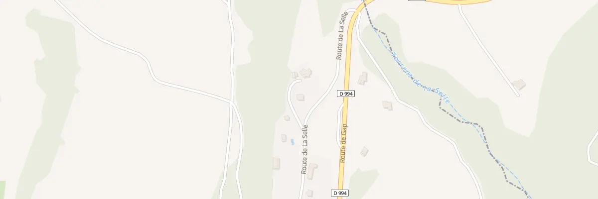 Plan du 2B La Selle à La Freissinouse
