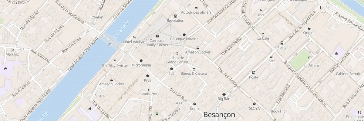 Plan du 18 Pl de la Révolution à Besançon