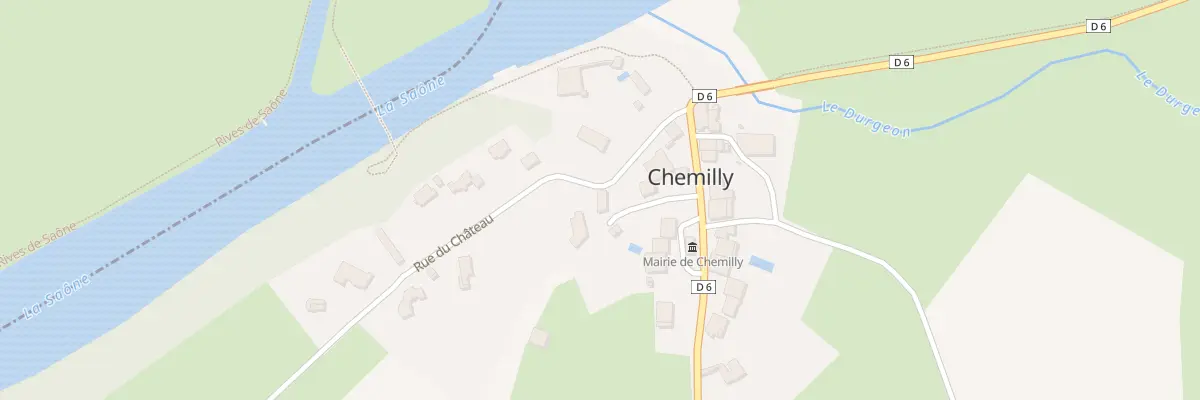 Plan du 1 Rue du Château à Chemilly