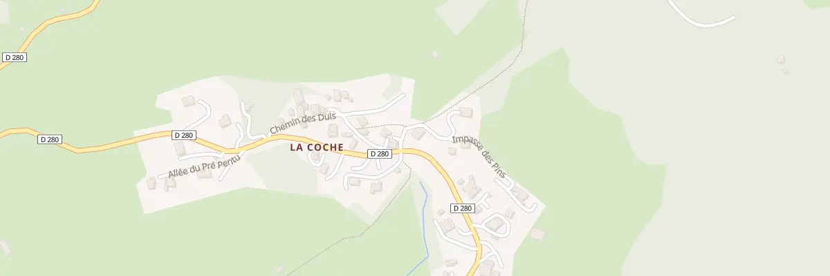 Plan du 4116 Rte du Col du Barioz à Theys