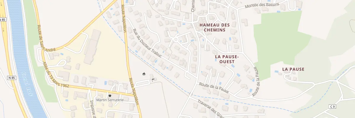 Plan du 25 Rue du Docteur Trabuc à L’Escale