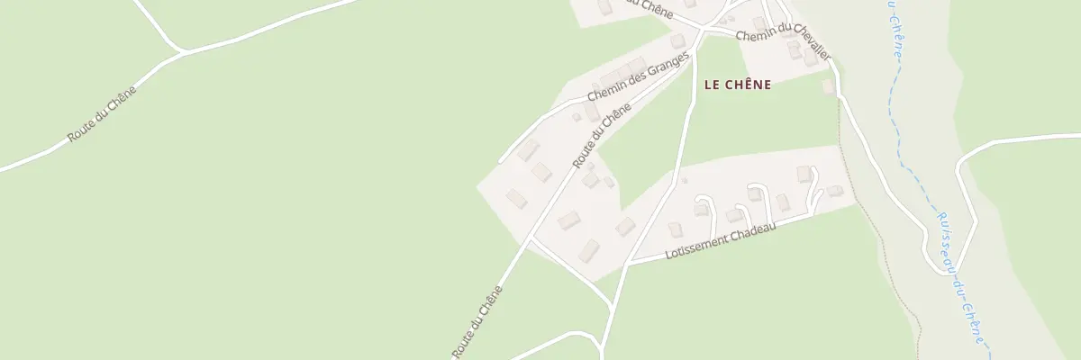 Plan du 401 Rte du Chêne à Puygros