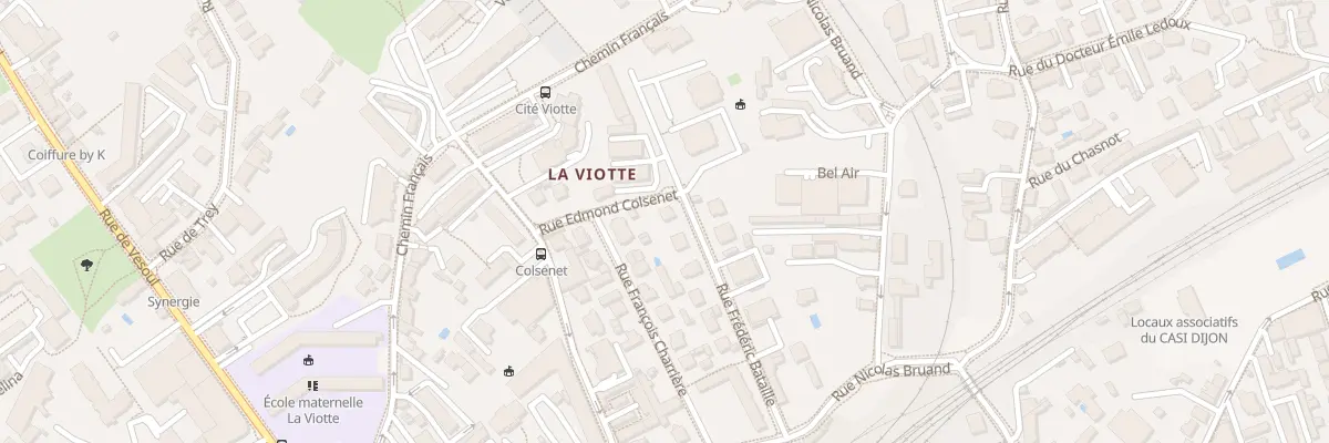 Plan du 19 Rue Frédéric Bataille à Besançon