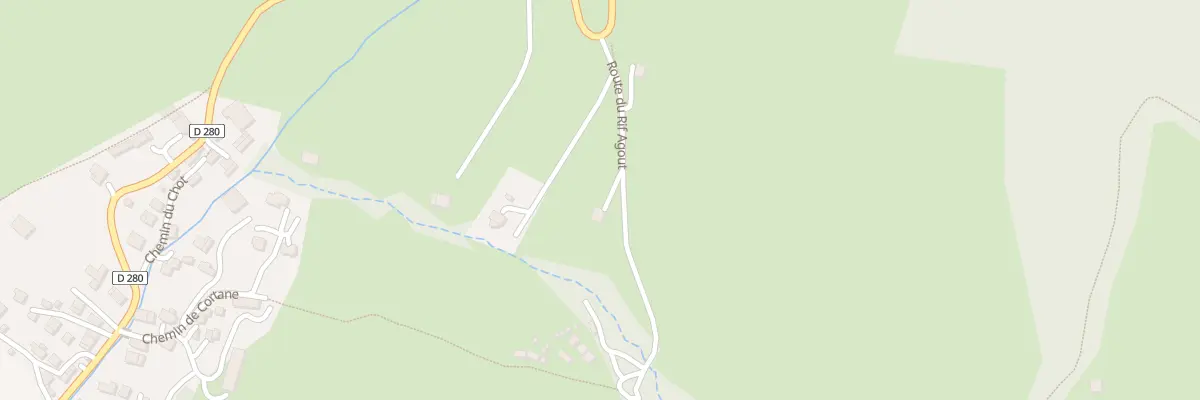 Plan du 116 Rte de Rif Agout à Theys