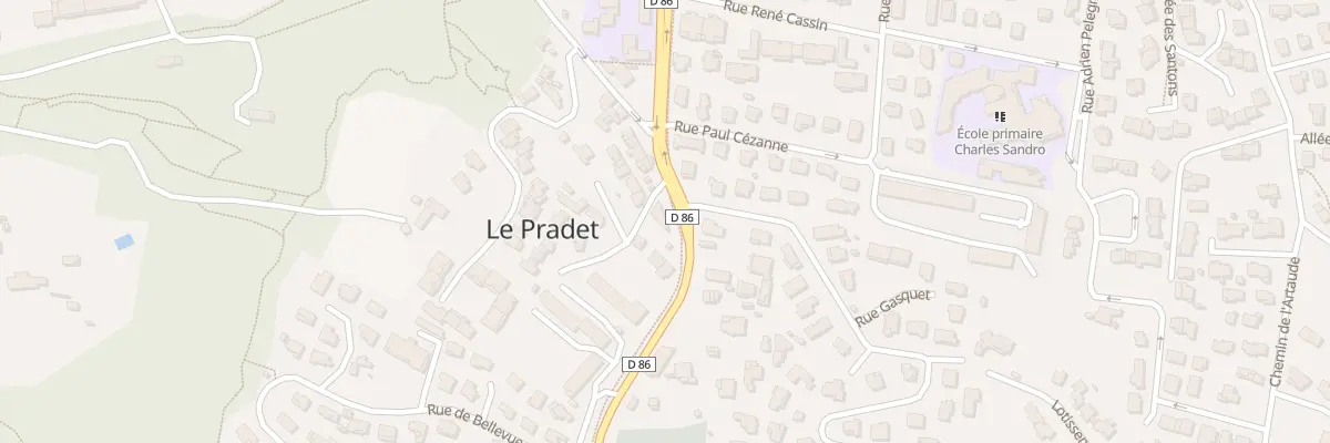 Plan du 60 Bd de Lattre de Tassigny au Pradet