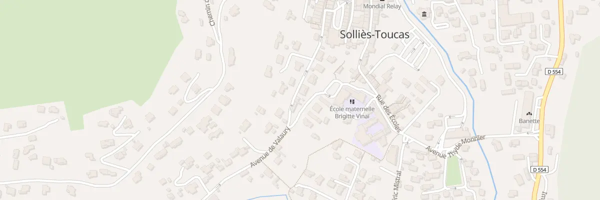 Plan du 177 Av de Valaury à Solliès-Toucas