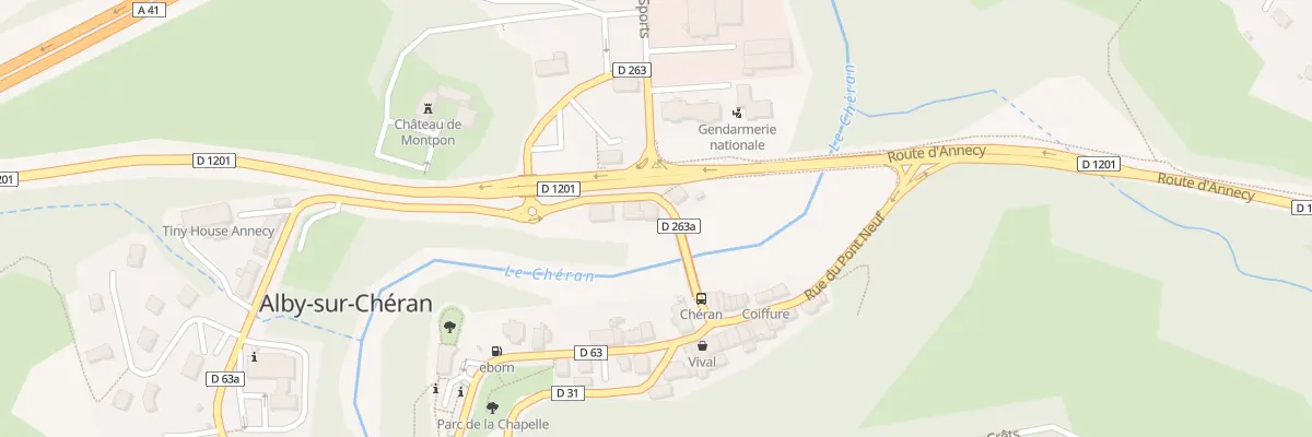 Plan du 73 Rue du pont neuf à Alby-sur-Chéran