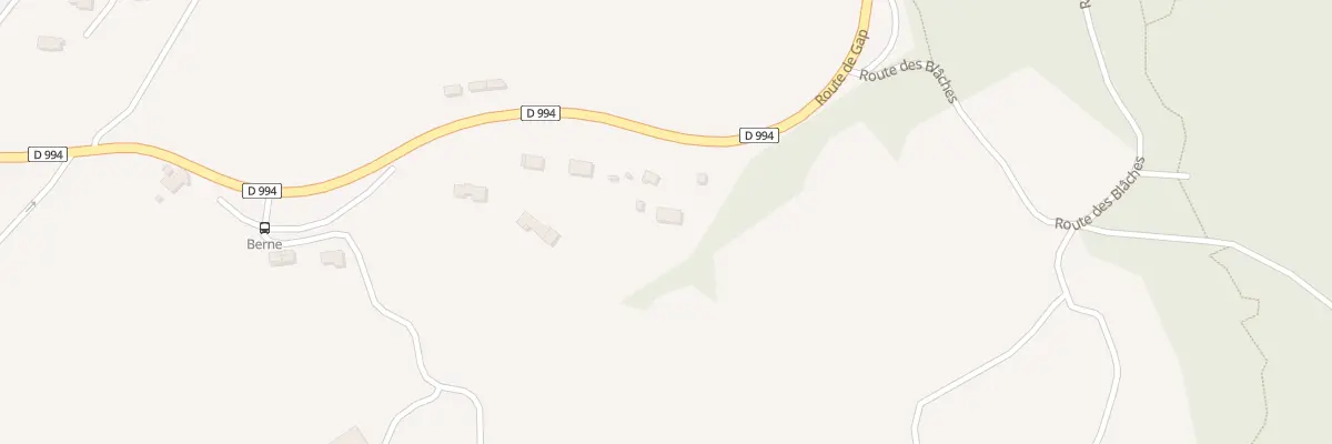 Plan du 998 Rte de Gap à La Freissinouse