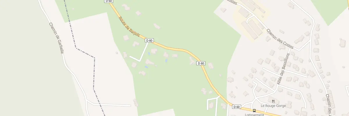 Plan du 5455 Les Claux à Pontevès